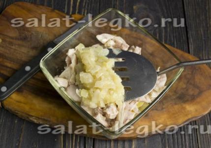 Рецепт: Салат из говядины с огурцами